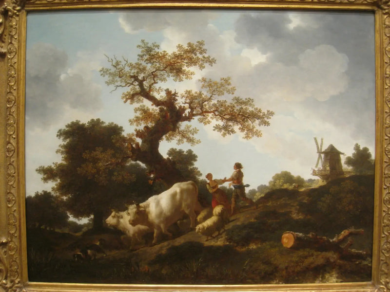 Die Rückkehr der Herde - Jean-Honoré Fragonard