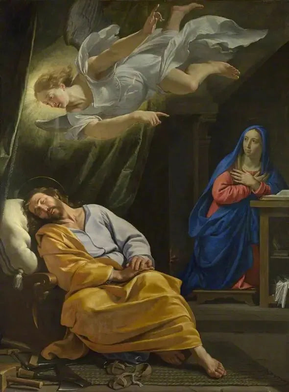 Der Traum des heiligen Joseph - Philippe de Champaigne