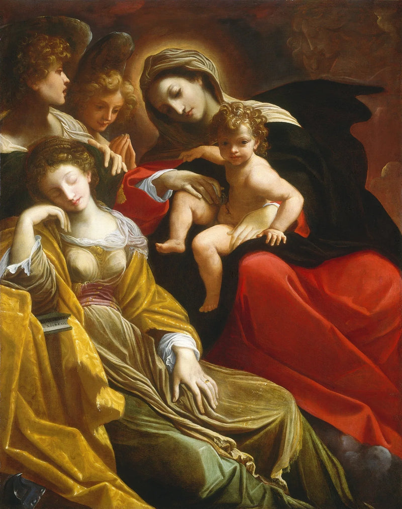 Der Traum der Heiligen Katharina von Alexandria - Ludovico Carracci