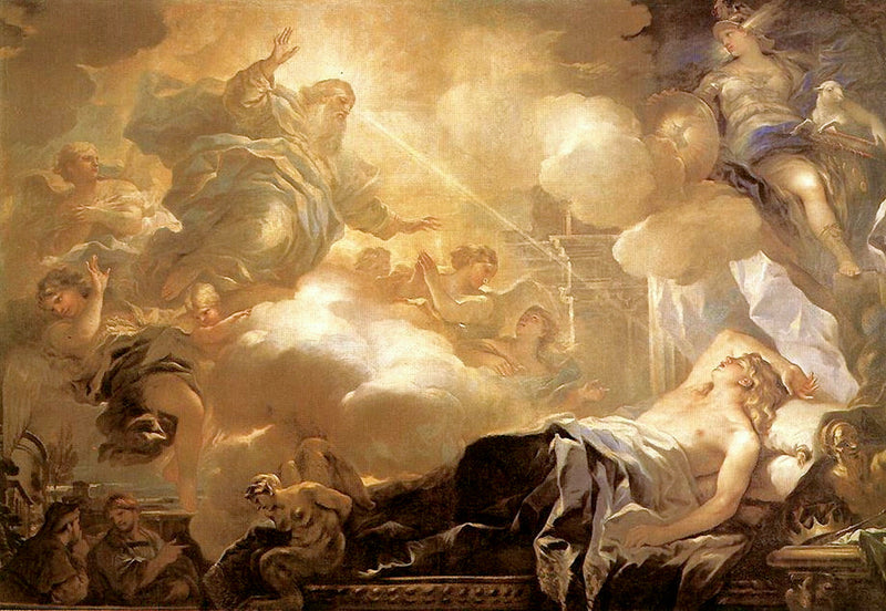 Salomons Traum - Luca Giordano