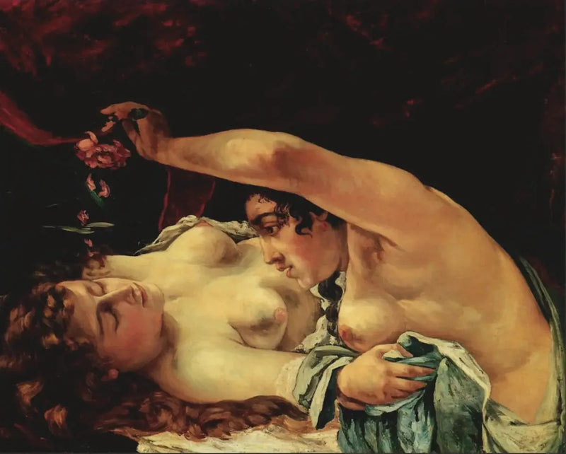 Der Weckruf - Gustave Courbet