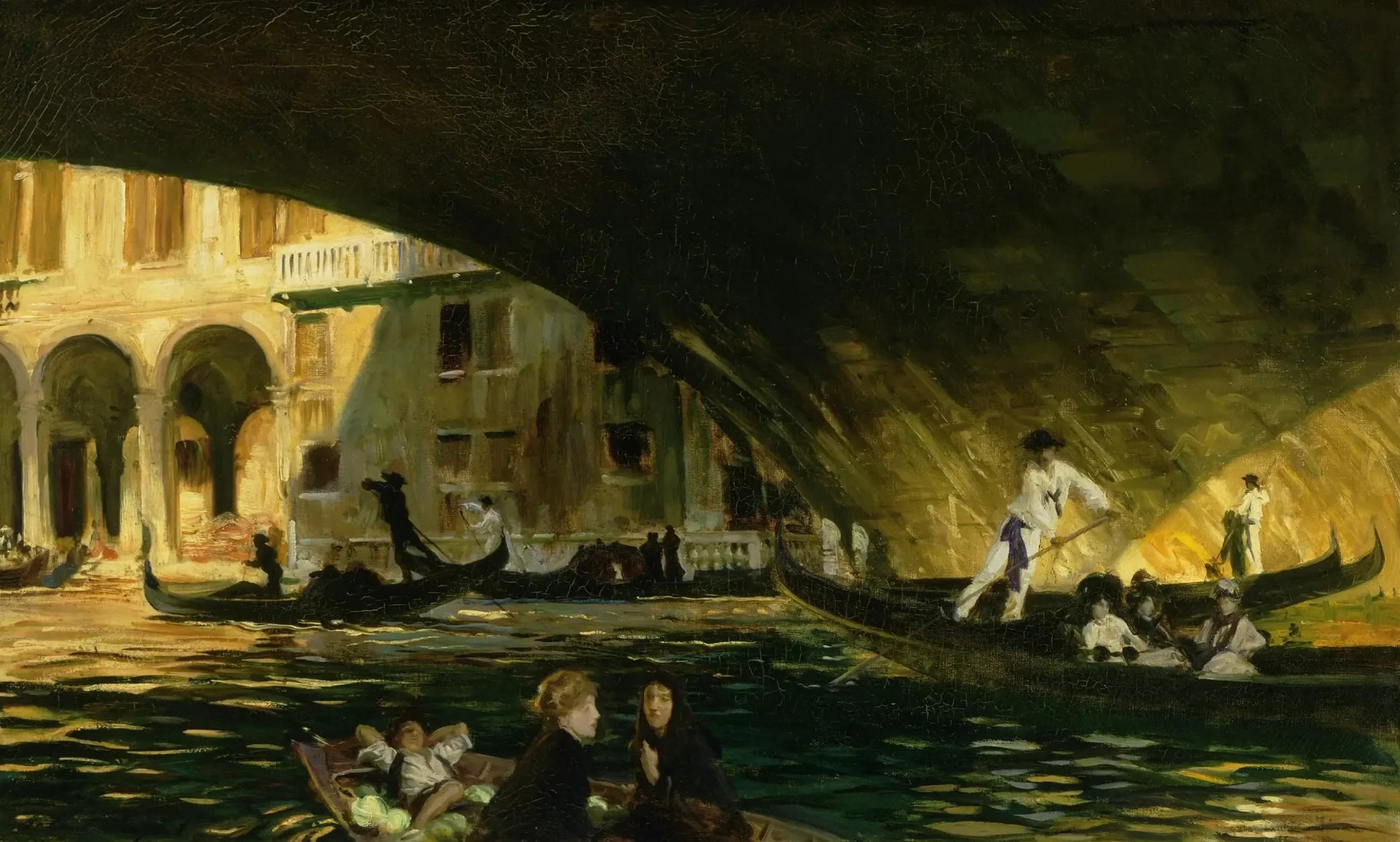Le Rialto, Venise - John Singer Sargent image 1 tableau peint à l’huile sur toile