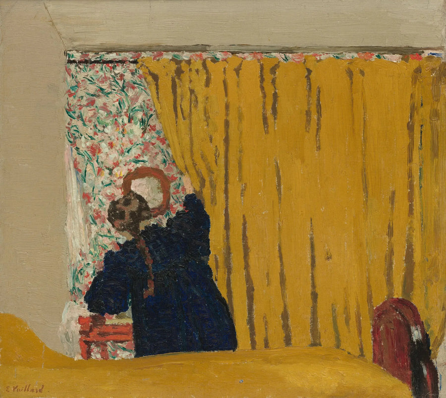 Der gelbe Vorhang - Édouard Vuillard
