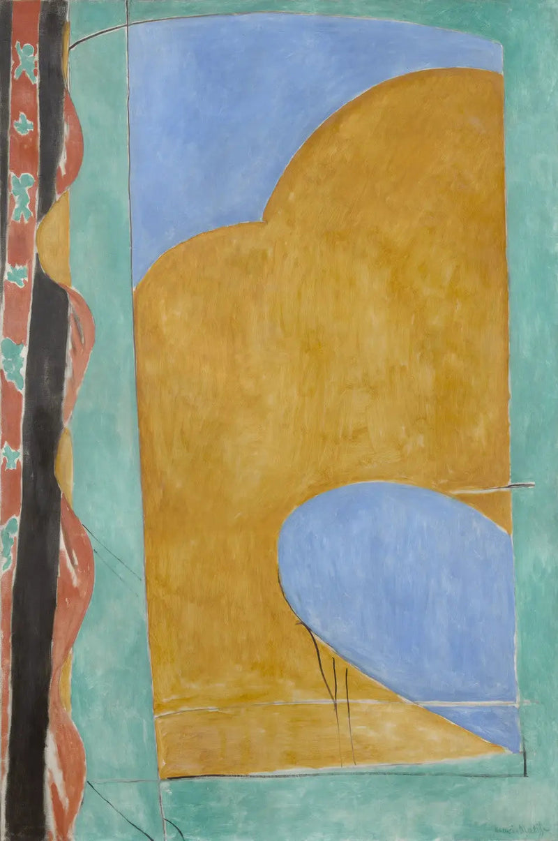 Der gelbe Vorhang - Henri Matisse