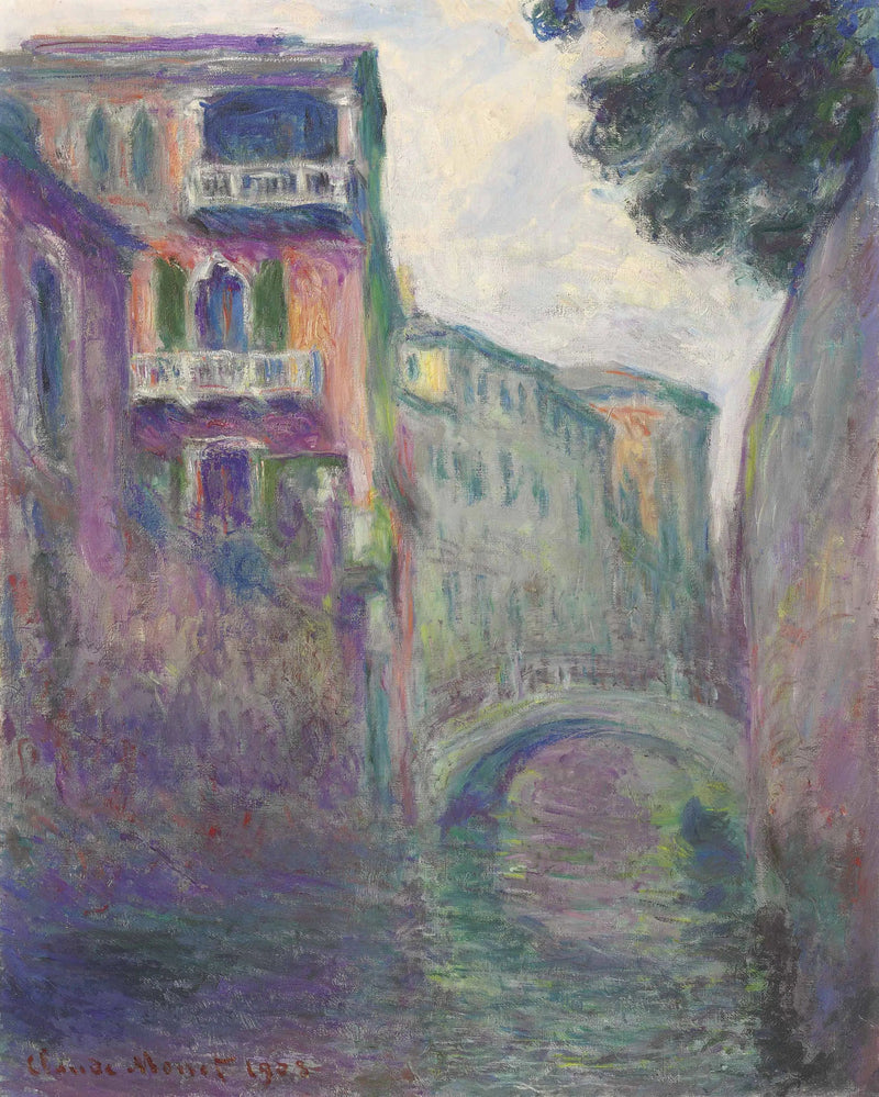 Der Rio de la Salute - Claude Monet