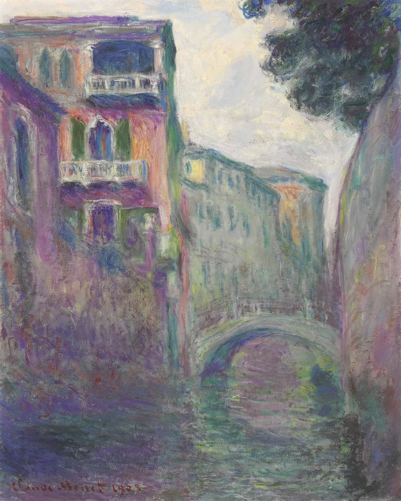 Der Rio de la Salute - Claude Monet