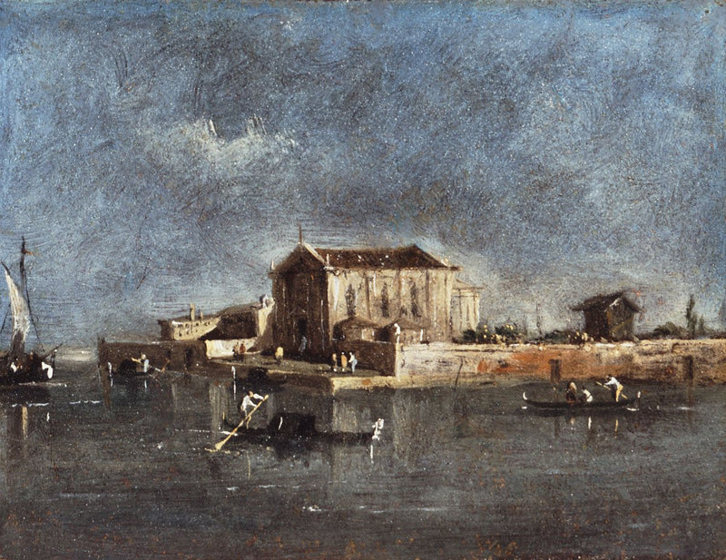 Der Rio dei Mendicanti in Venedig - Francesco Guardi