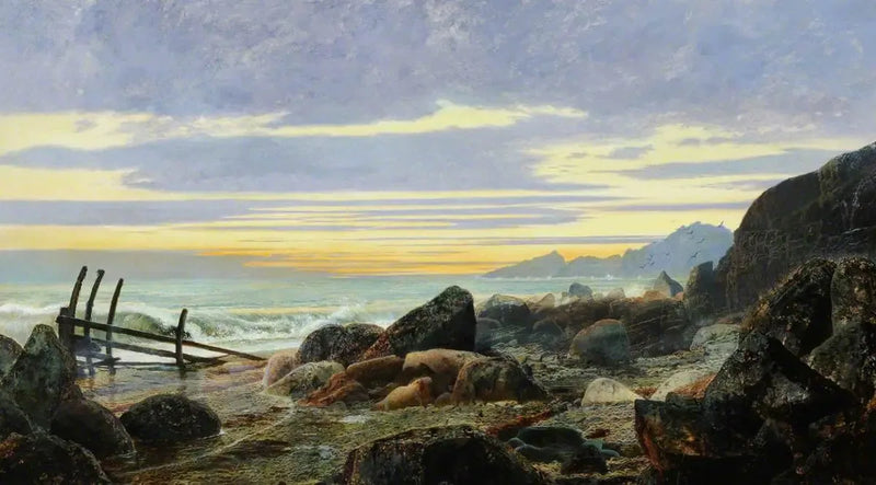 Der Eisenstrand - John Atkinson Grimshaw