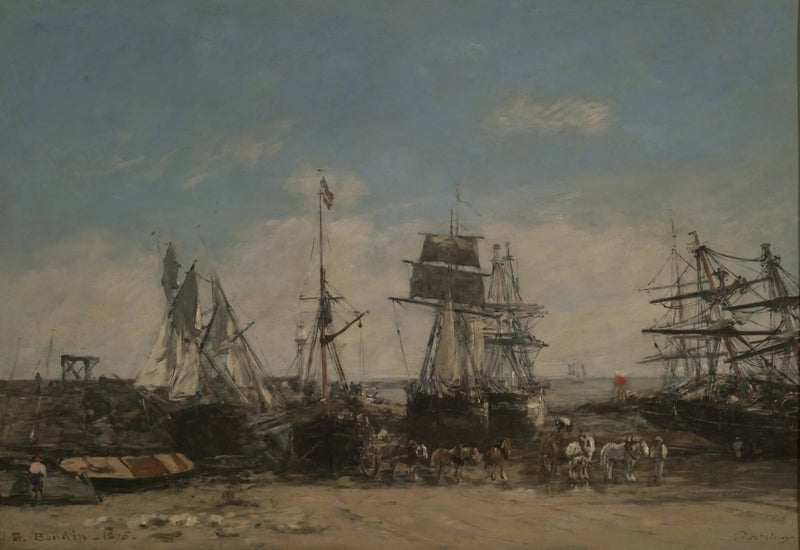 Der Strand von Portrieux, Côtes-du-Nord - Eugène Boudin