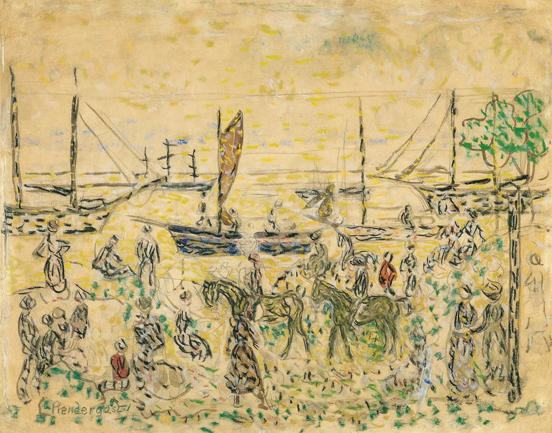 Das Ufer - Maurice Prendergast