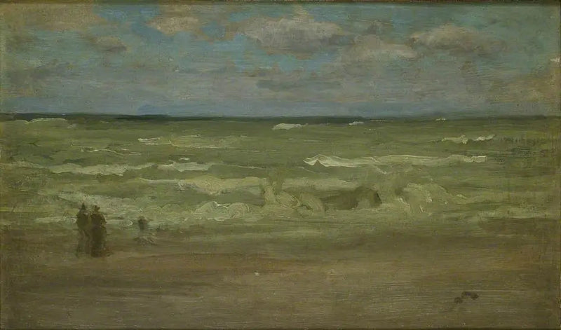 Der Strand, Pourville - James Abbott McNeill Whistler