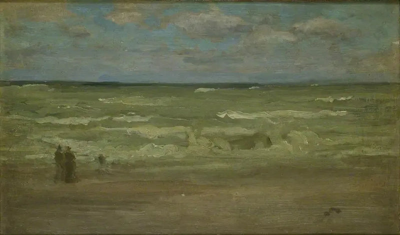 Der Strand, Pourville - James Abbott McNeill Whistler