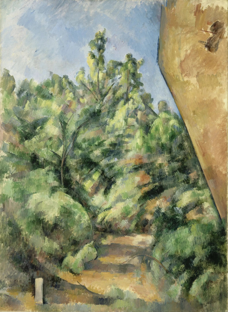 Der Rote Felsen - Paul Cézanne