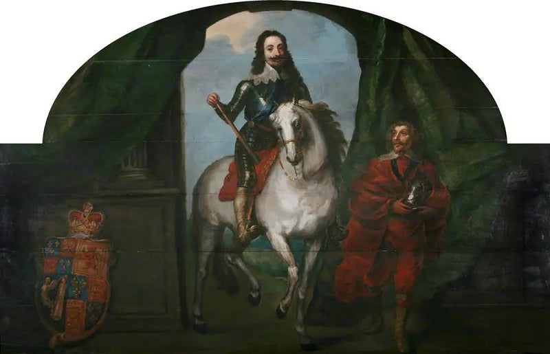 Der König Karl I. (1600-1649) und sein Knappe M. de St Antoine, chevalier d'Epergnon - Antoine van Dyck