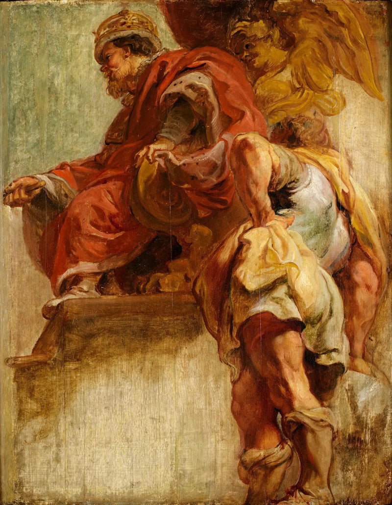 König Jakob I. vereint England und Schottland - Peter Paul Rubens