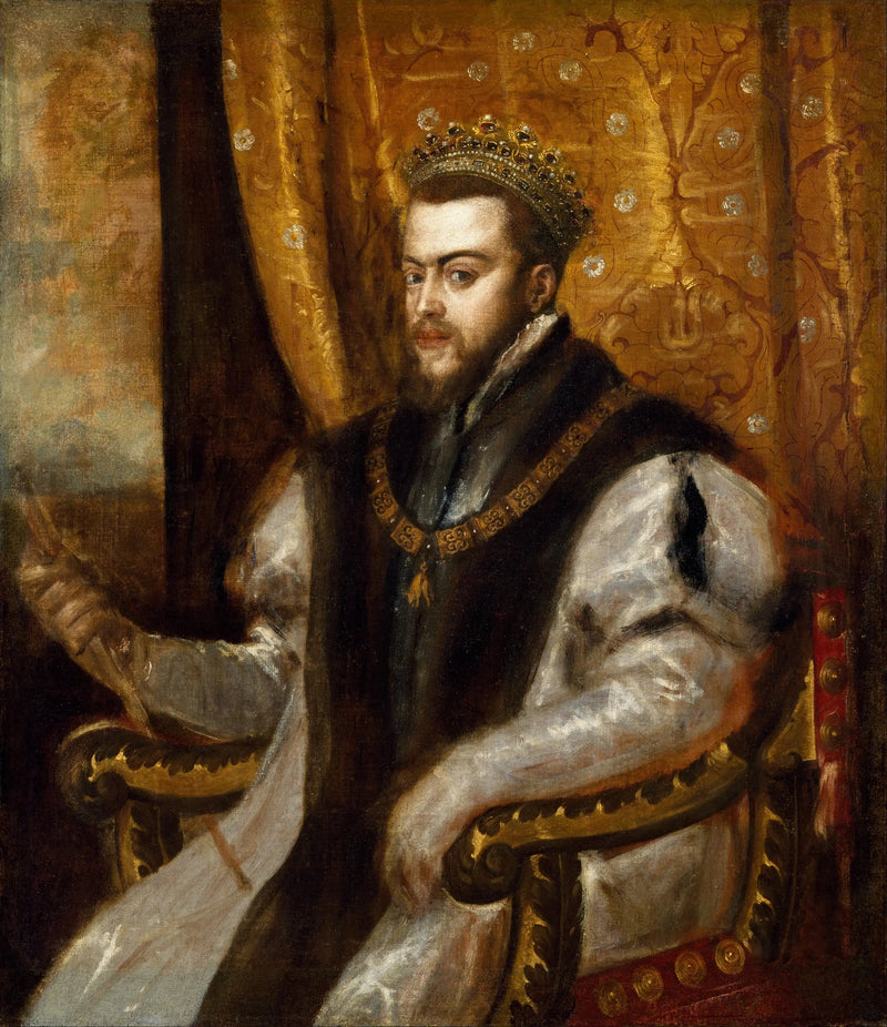 Der König Philipp II von Spanien - Titian