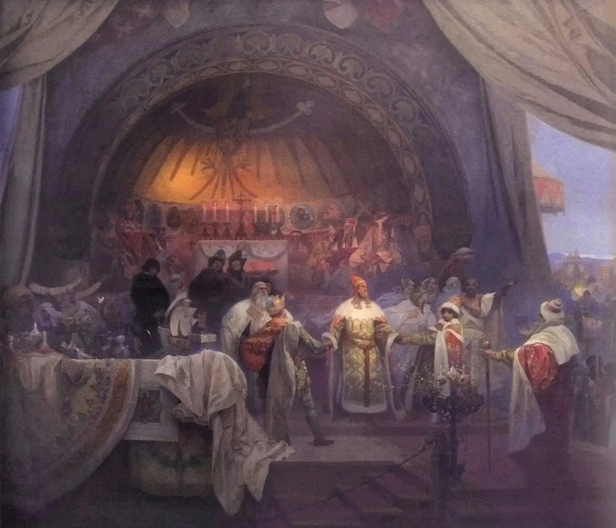 Der König Premysl Ottokar II von Böhmen - Alphonse Mucha