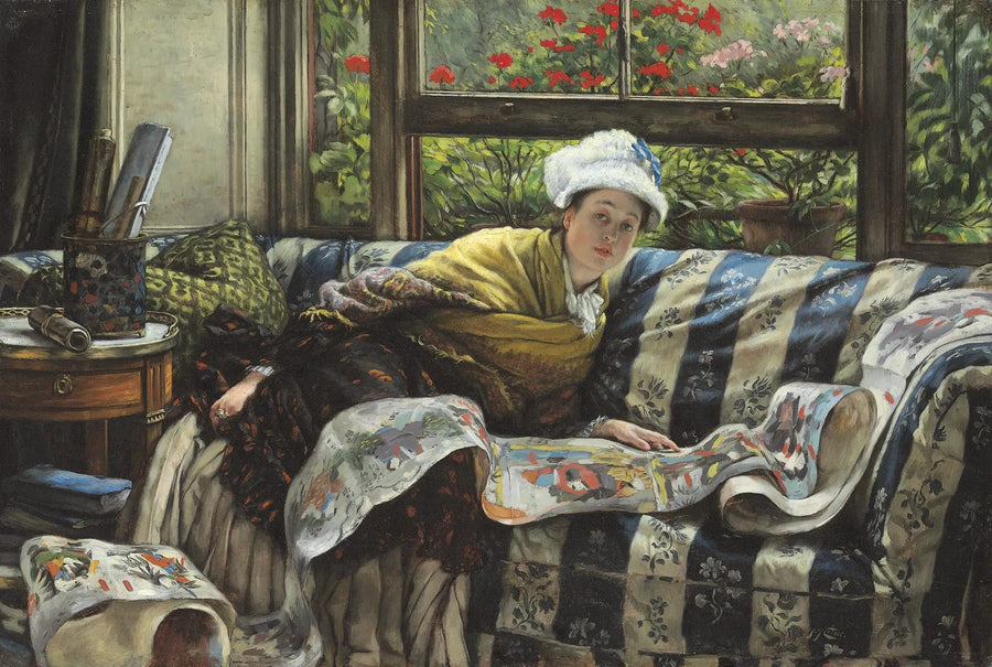Der japanische Rollstuhl - James Tissot