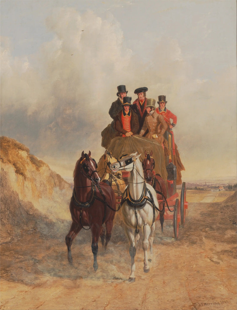 Der Royal Mail Coach auf der Straße - John Frederick Herring, Sr.