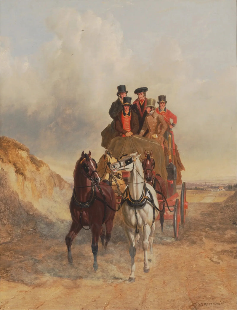 Der Royal Mail Coach auf der Straße - John Frederick Herring, Sr.