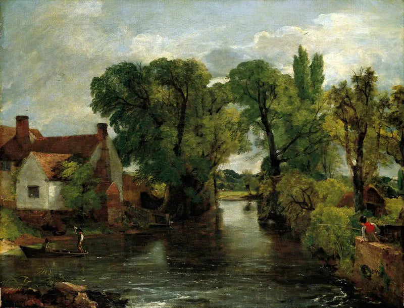 Der Bach des Mühlengrabens, das Haus von Willy Lott - John Constable