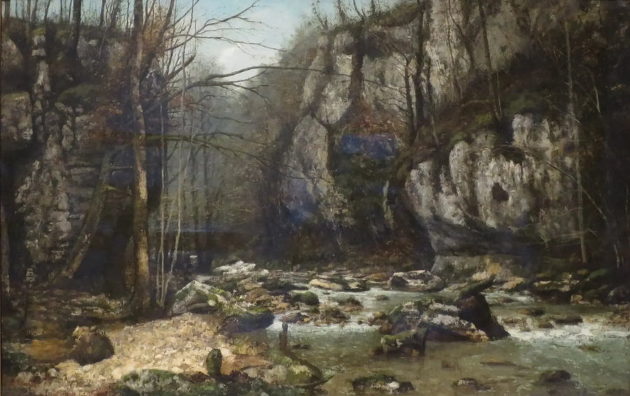 Der Bach des Schwarzen Brunnens - Gustave Courbet