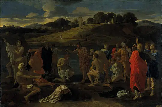 Das Sakrament der Taufe - Nicolas Poussin