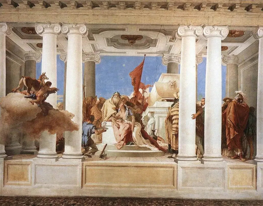 Das Opfer der Iphigenie - Giovanni Battista Tiepolo