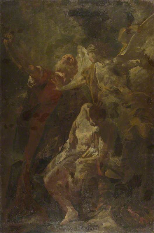 Isaaks Opfer - Giovanni Battista Piazzetta