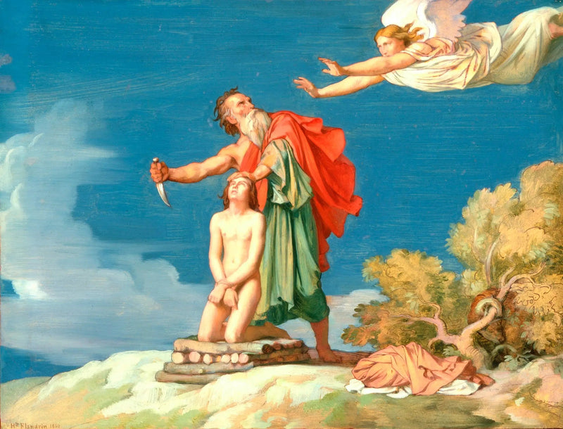 Isaaks Opfer - Hippolyte Flandrin