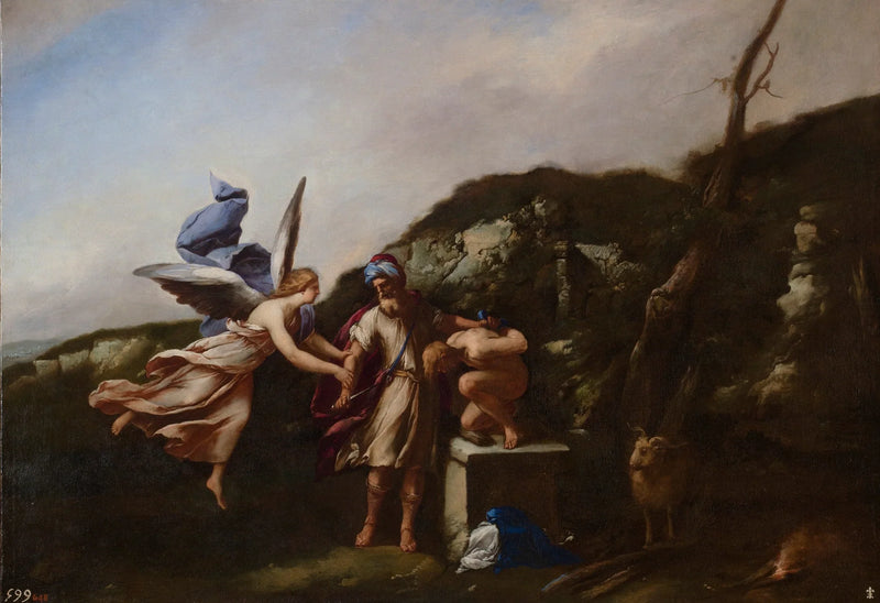 Das Opfer Isaaks - Luca Giordano