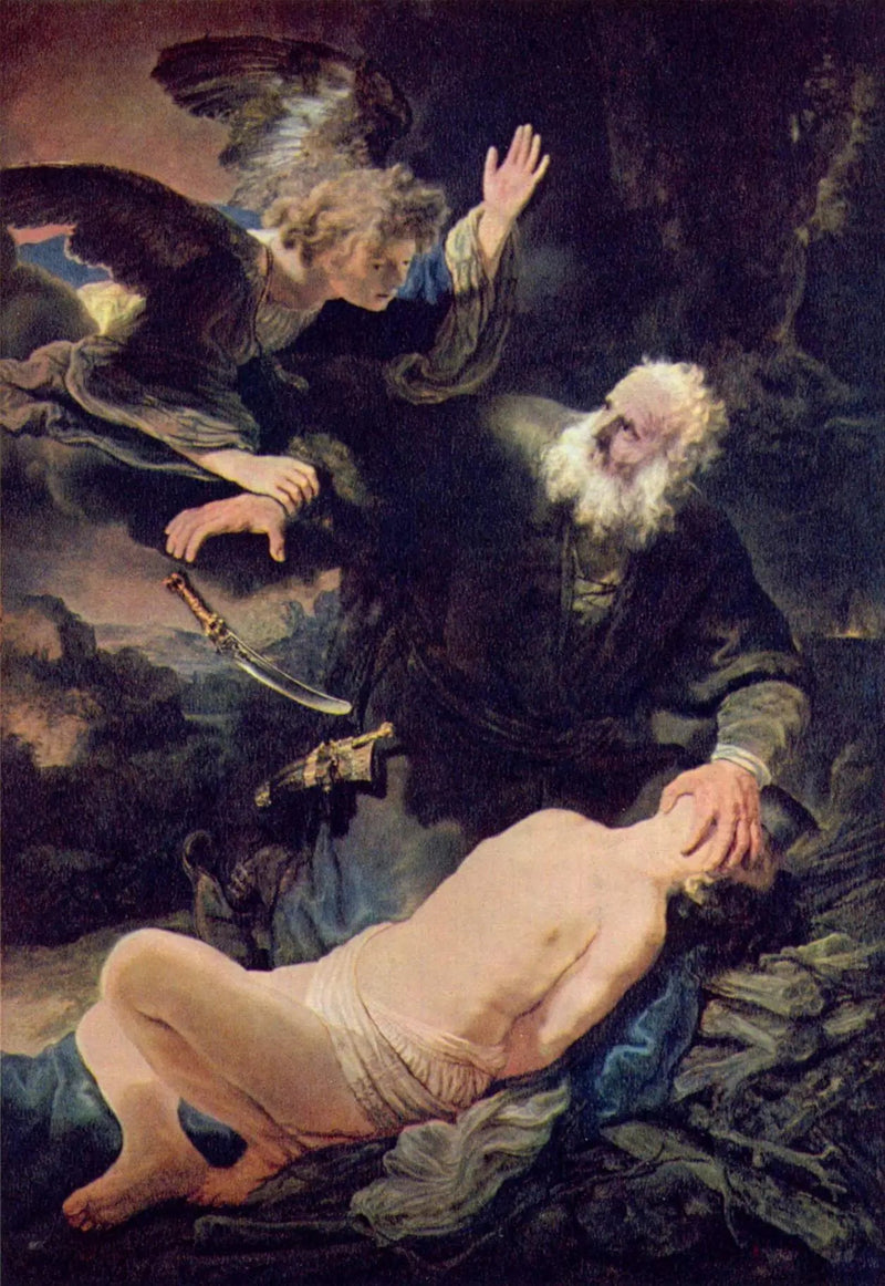 Die Opferung Isaaks - Rembrandt