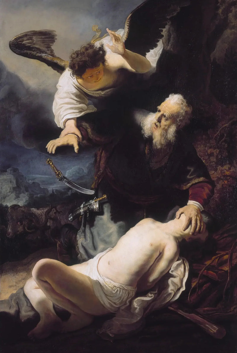 Die Opferung Isaaks - Rembrandt