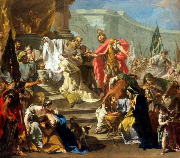 Das Opfer der Tochter des Jephté (Pittoni, Southampton) - Giovanni Battista Pittoni