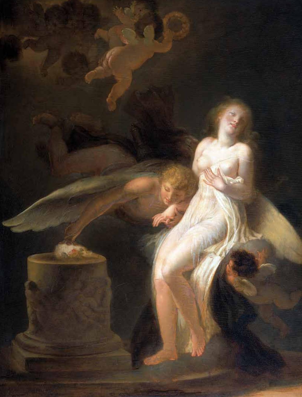 Das Opfer der Rose - Jean-Honoré Fragonard