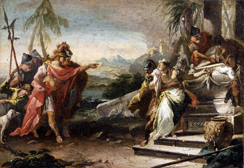 Das Opfer der Polyxena - Giovanni Battista Pittoni