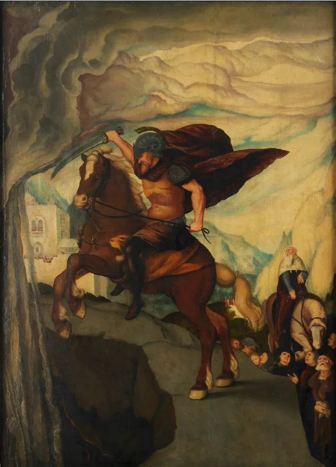 Das Opfer des Selbst von Marcus Curtius - Hans Baldung Grien
