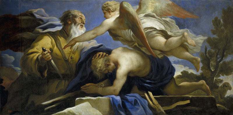 Das Opfer Isaaks - Luca Giordano