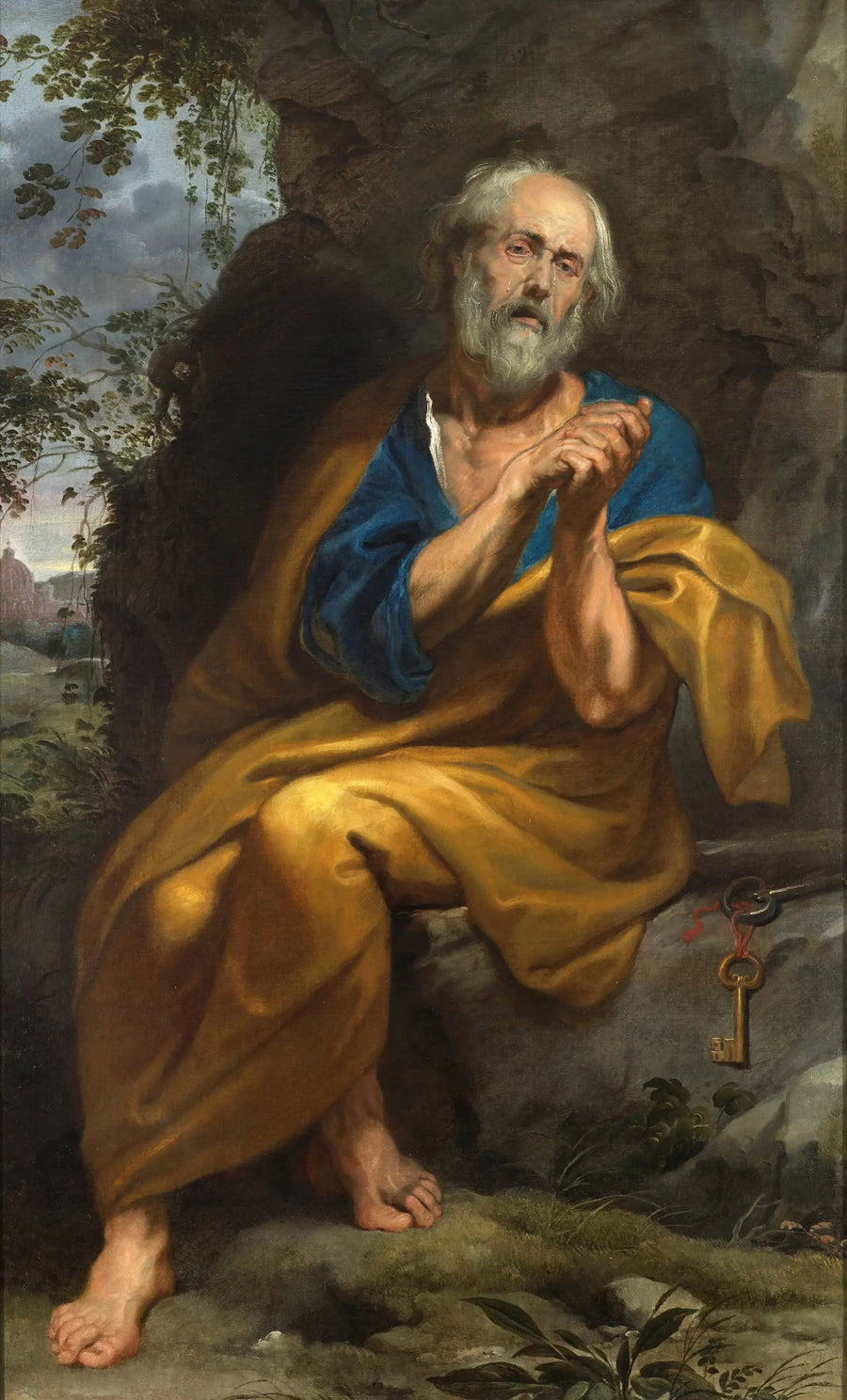 Der Bußende Heilige Petrus - Antoine van Dyck