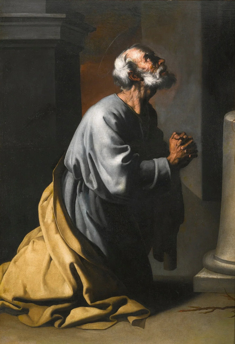 Der Bußfertige Heilige Petrus - Francisco de Zurbarán