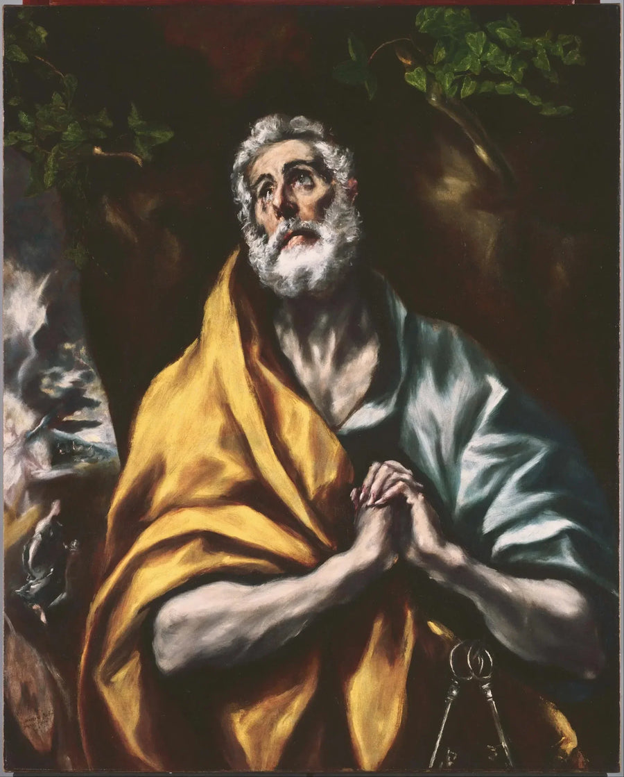 Der reuige Heilige Petrus - El Greco