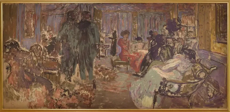 Das Wohnzimmer der Hessel - Édouard Vuillard