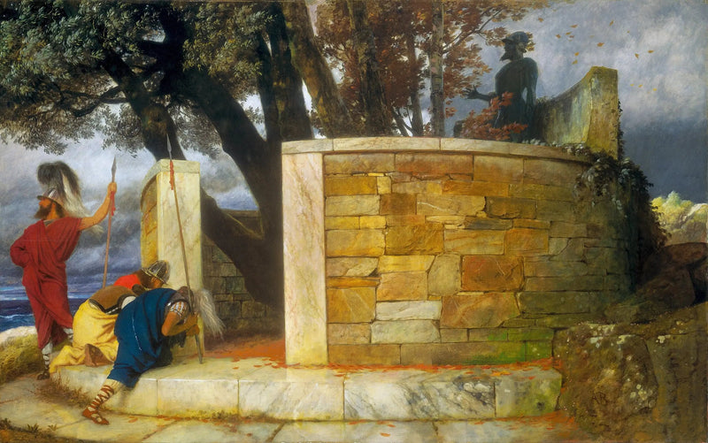 Das Heiligtum des Hercules - Arnold Böcklin