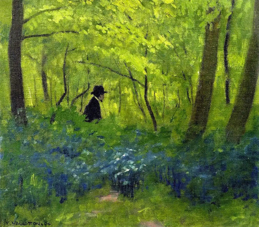 Der Satyr im Bois de Boulogne - Félix Vallotton