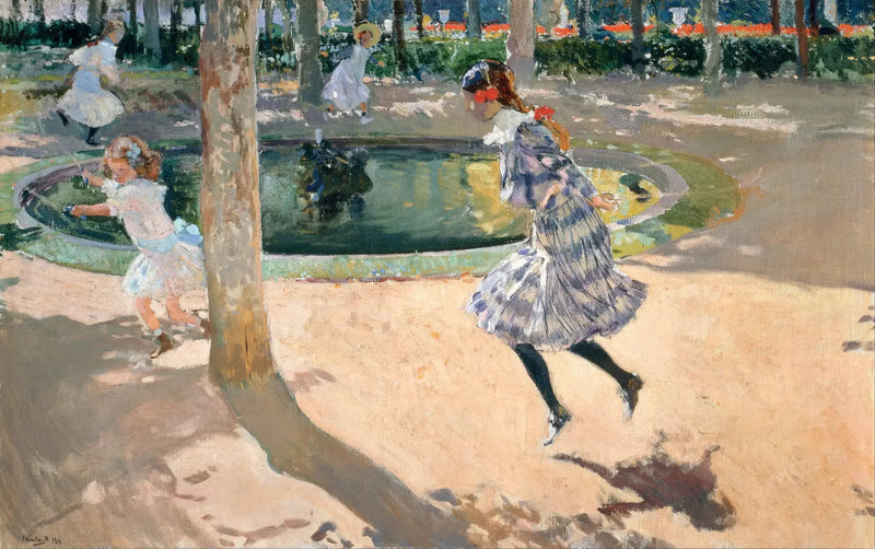 Das Seilspringen - Joaquín Sorolla