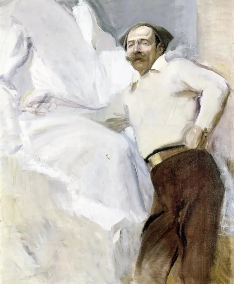 Der Bildhauer, Mariano Benlliure und Gil - Joaquín Sorolla