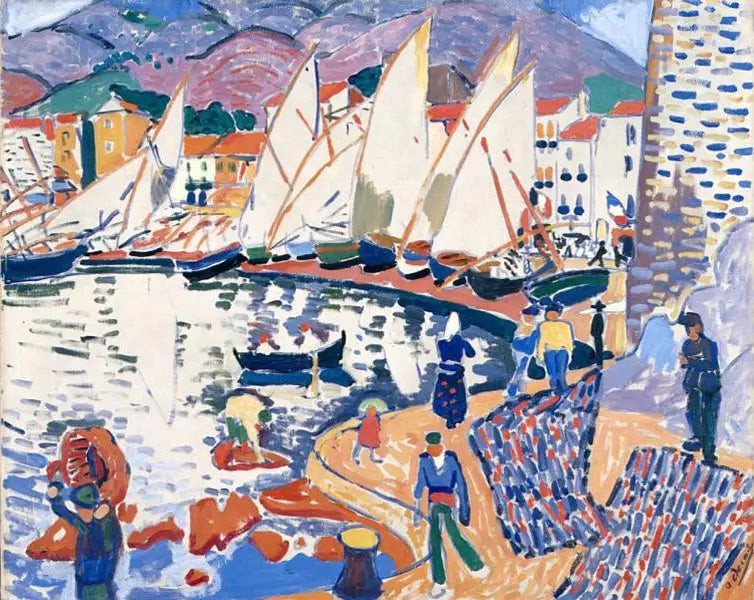 Das Trocknen der Segel - André Derain
