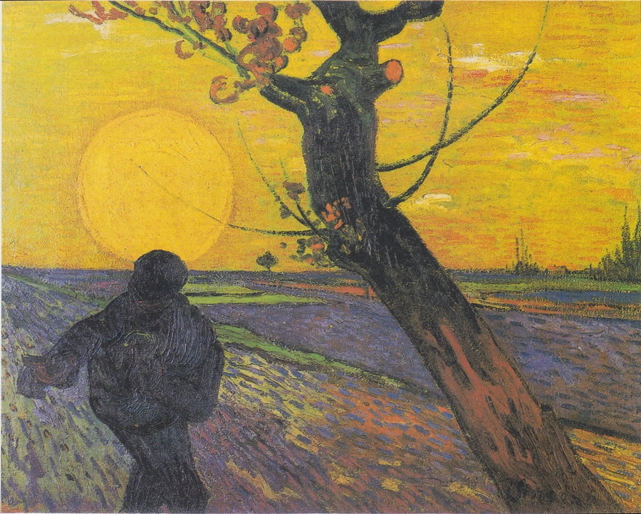 Der Sämann bei Sonnenuntergang - Vincent van Gogh