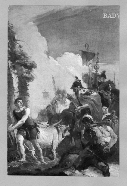 Der Senat lädt Cincinnatus ein - Giovanni Battista Tiepolo