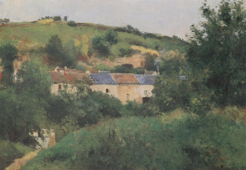 Der Pfad des Dorfes - Camille Pissarro